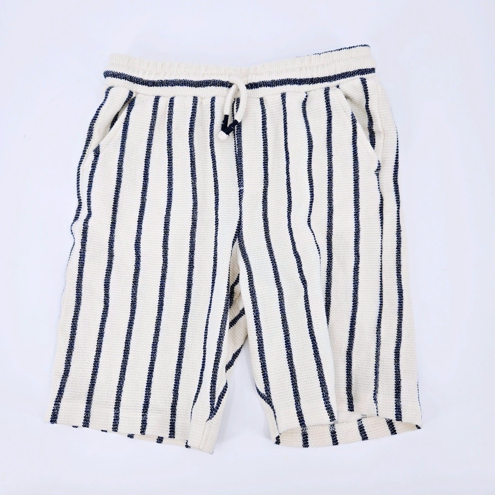Primark Kids Nautical Blue White Striped Boys Shorts 10-11Y 146cm NWOT